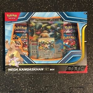 BACK IN STOCK! Pokémon Mega Kangaskhan EX Box - Blue/Yellow Artwork